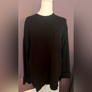 Black Tunic Style Sweater